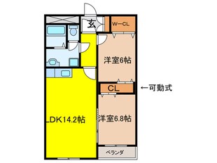 カ－サ・ペロ八王子の物件間取画像